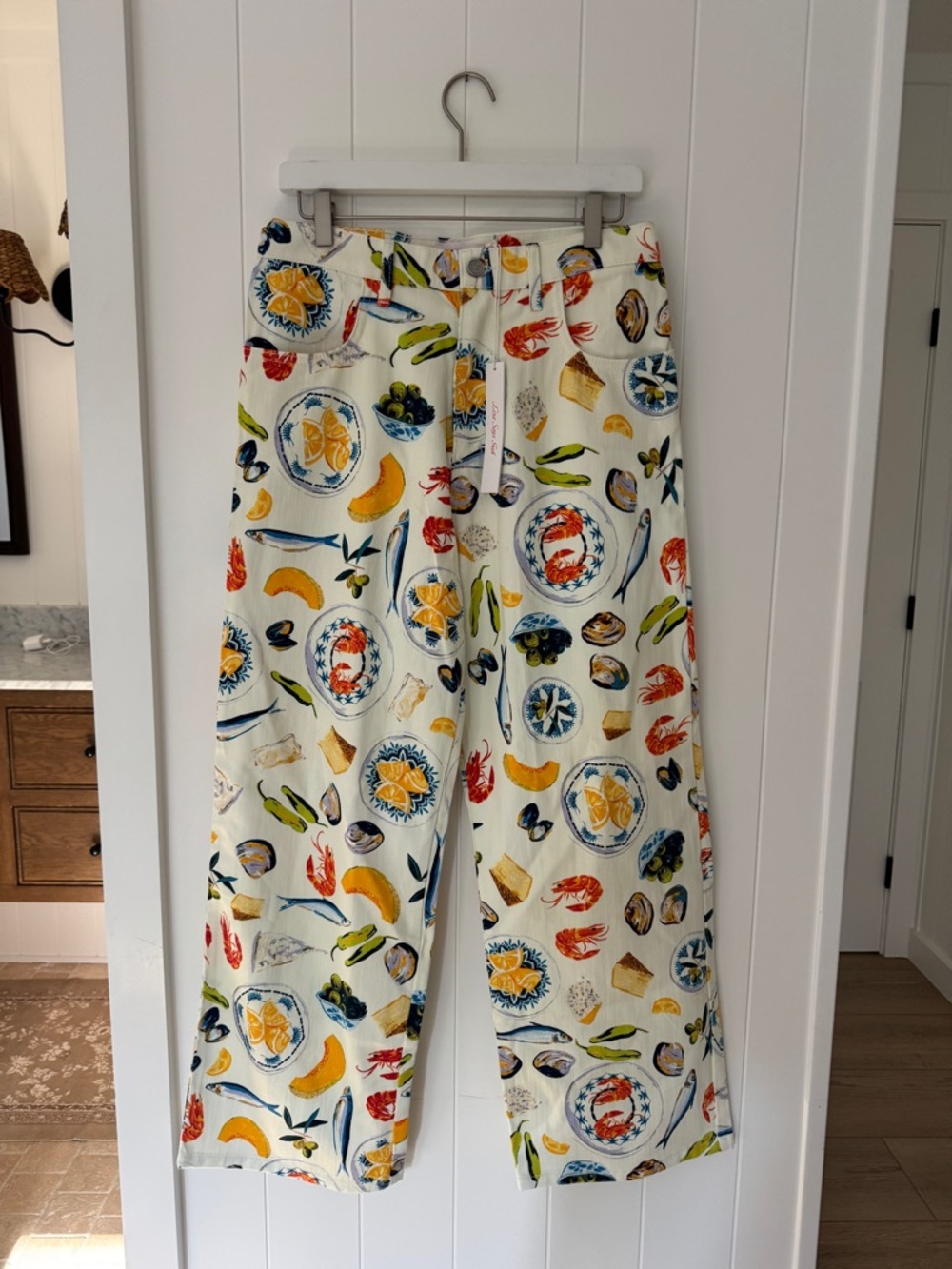 NWT Lisa Says Gah Wide Leg Italian Summer Food Pants
